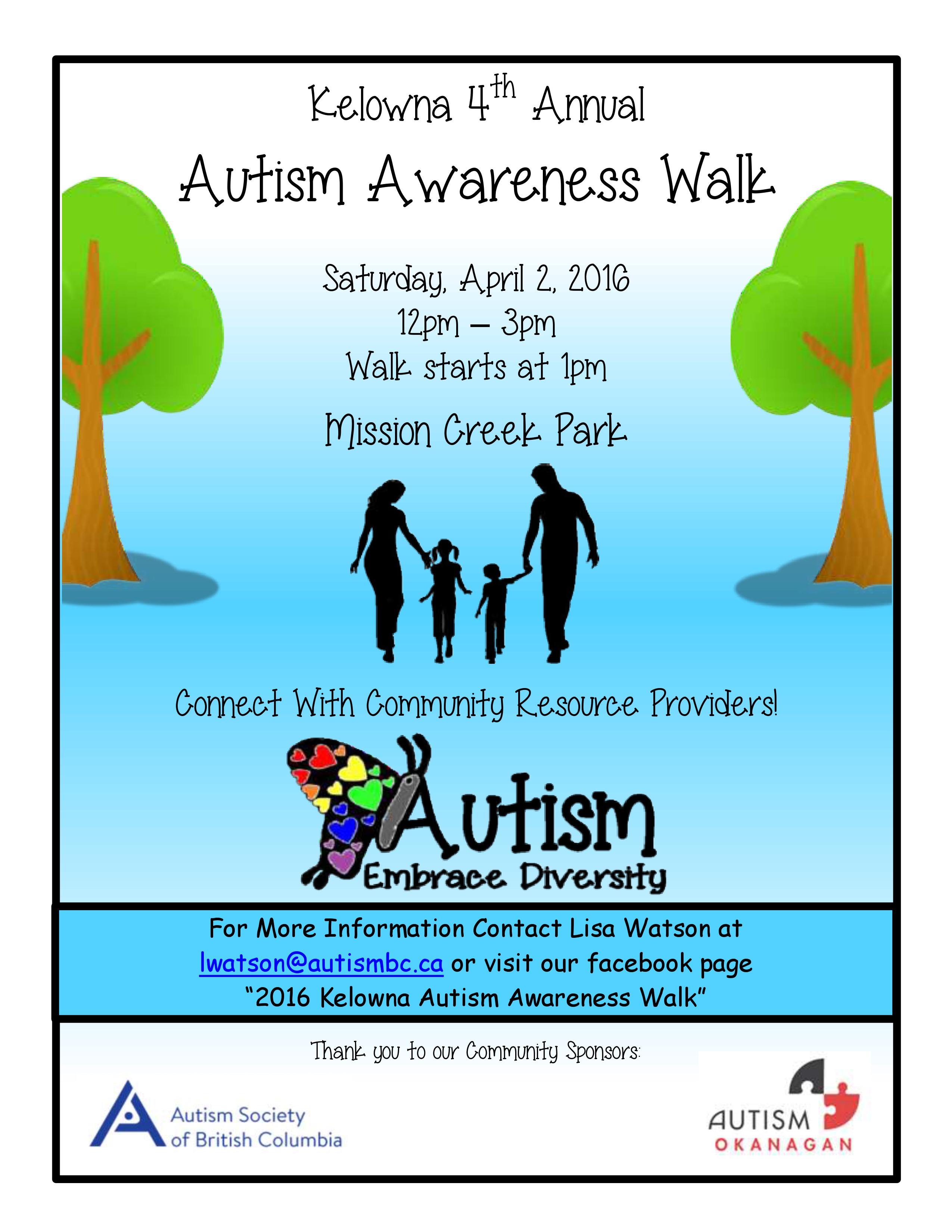 Autism Awareness Walk Dr. Kate Aubrey