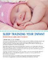 Sleep Training Your Infant