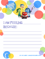 Inside Out Feeling Diary